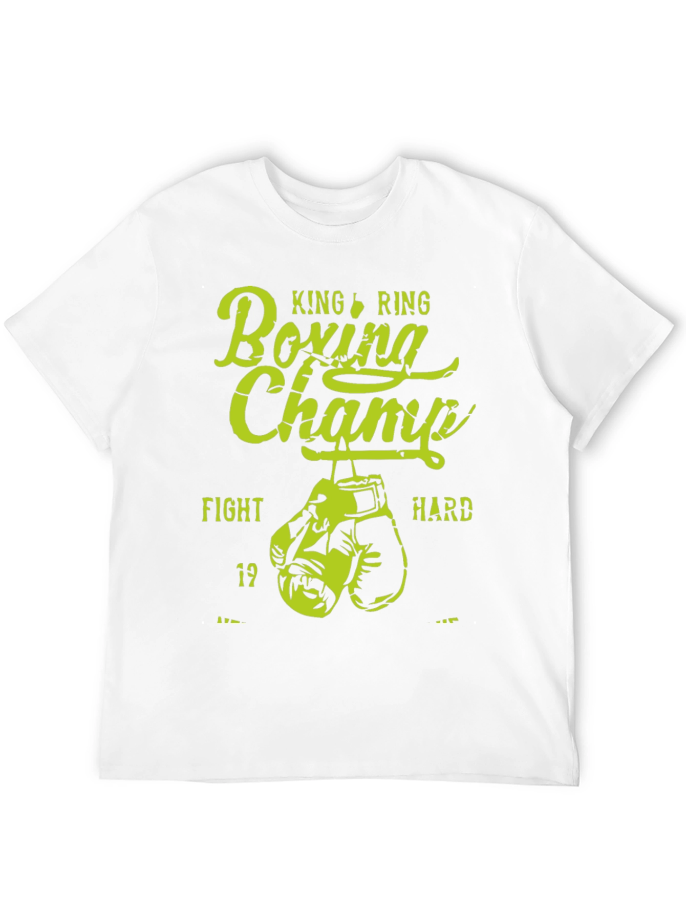 King Ring Boxing Champ Graphic Tee - Fight Hard