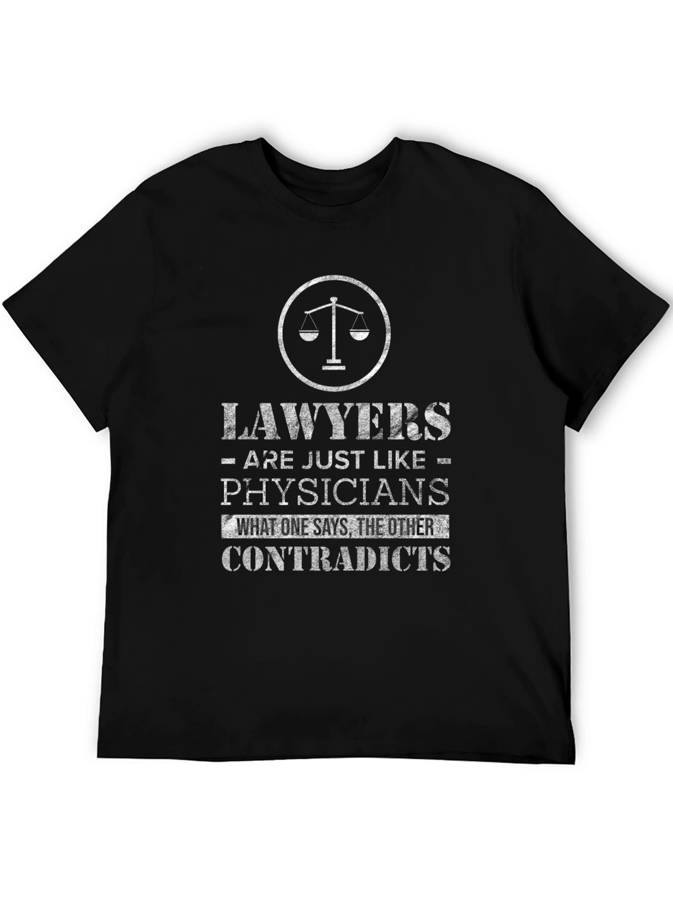 Lawyers vs Physicians Graphic Tee - Funny T-Shirt