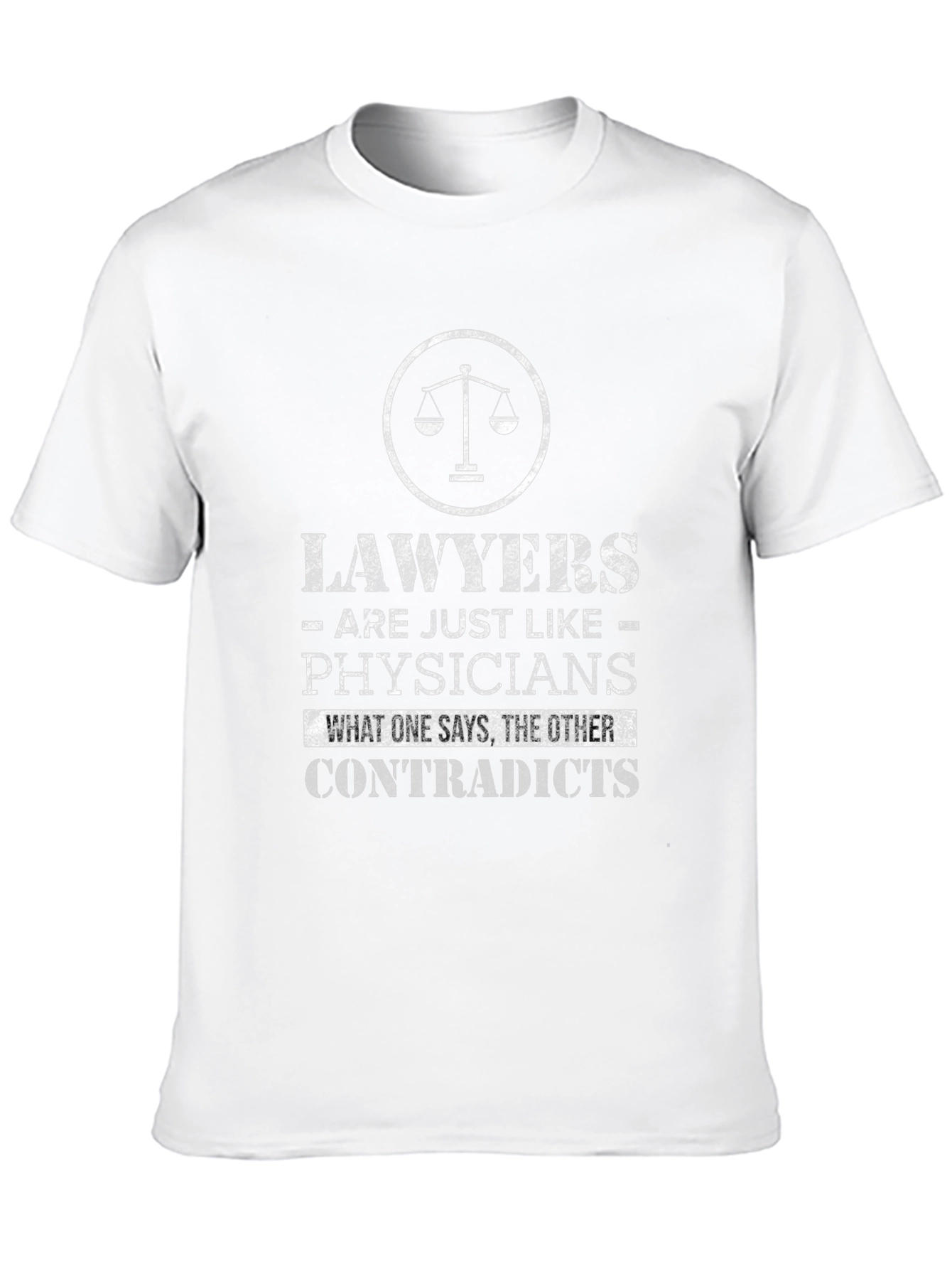 Lawyers vs Physicians Graphic Tee - Funny T-Shirt