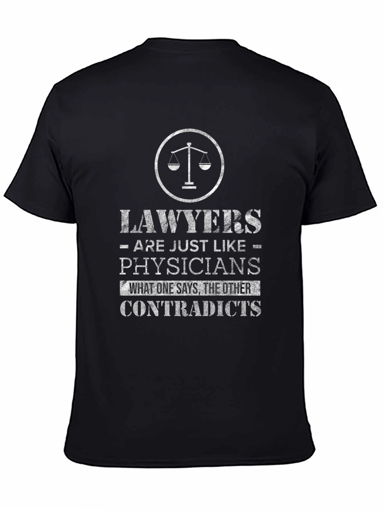 Lawyers vs Physicians Graphic Tee - Funny T-Shirt