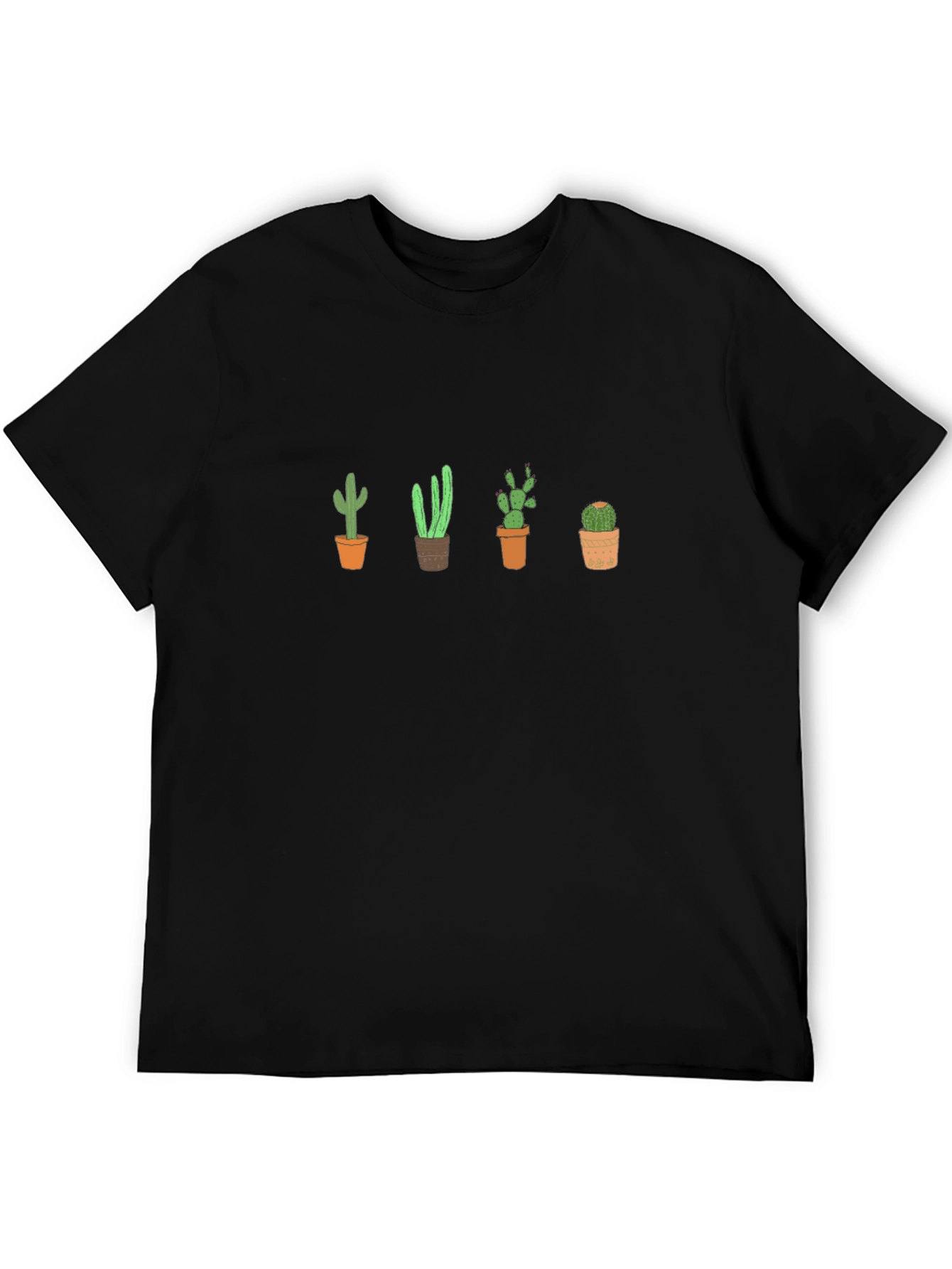 Cactus Plant Lover T-Shirt - Black