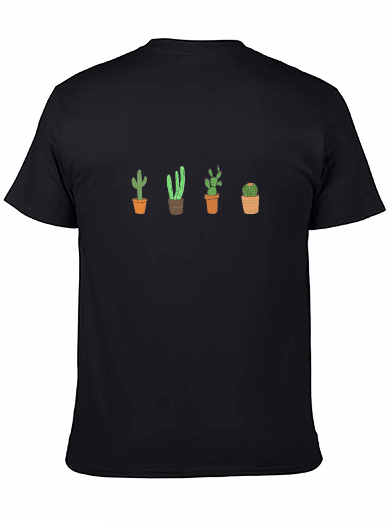 Cactus Plant Lover T-Shirt - Black