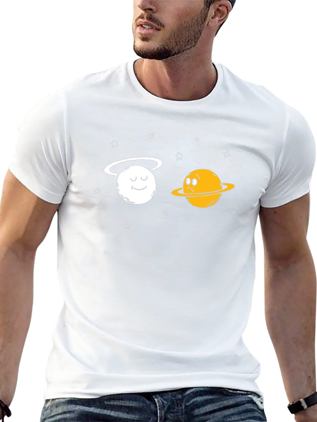 Celestial Buddies T-Shirt: Planets in Space Tee