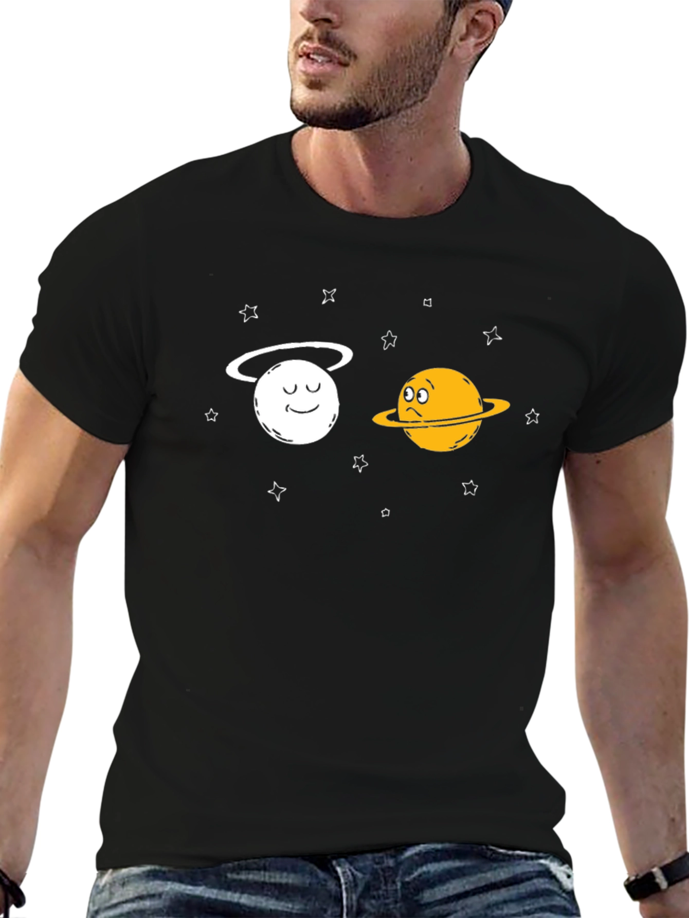 Celestial Buddies T-Shirt: Planets in Space Tee