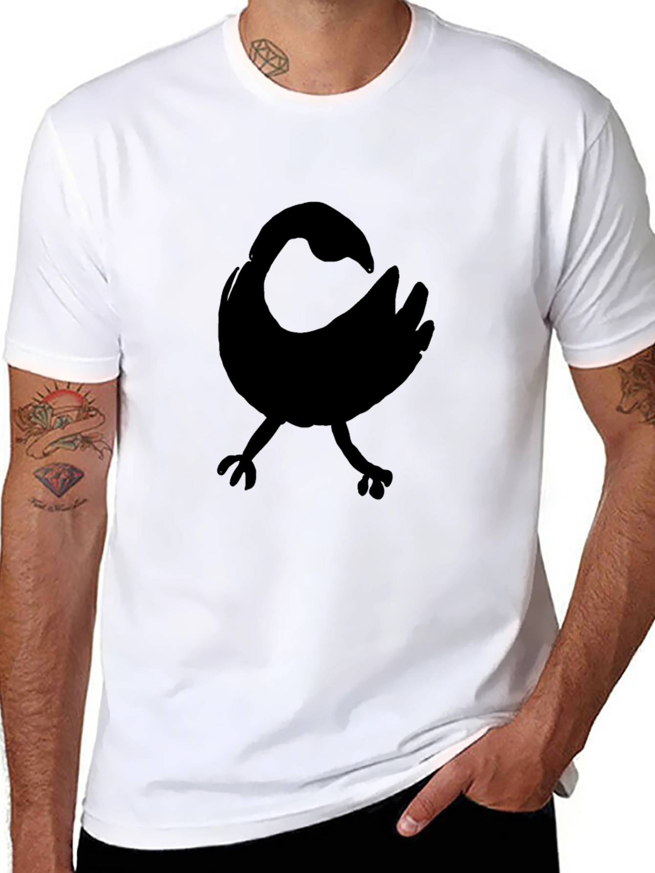 Black Sankofa Bird T-Shirt