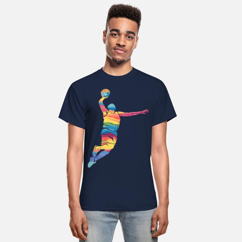 Abstract Basketball Dunk Art in Vibrant Colors