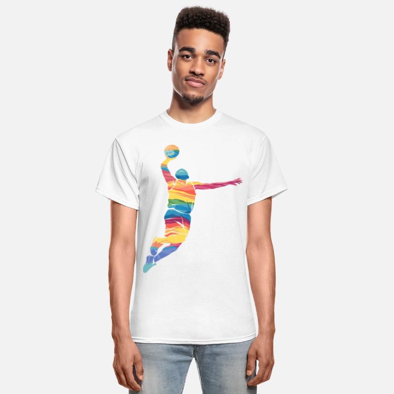 Abstract Basketball Dunk Art in Vibrant Colors