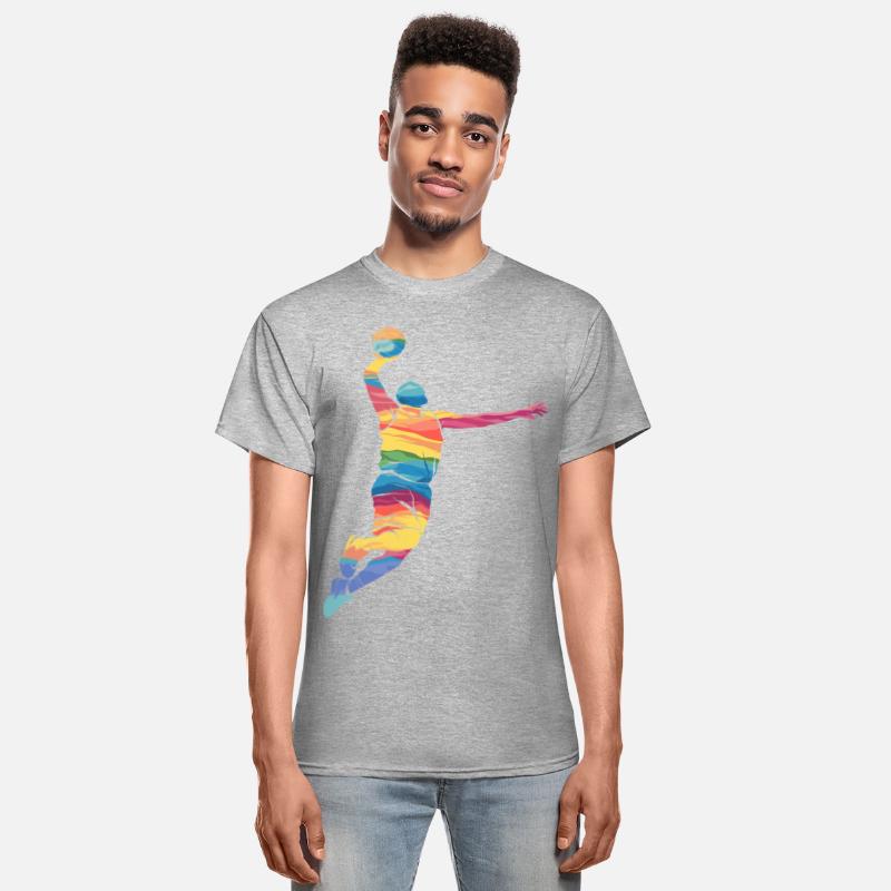 Abstract Basketball Dunk Art in Vibrant Colors