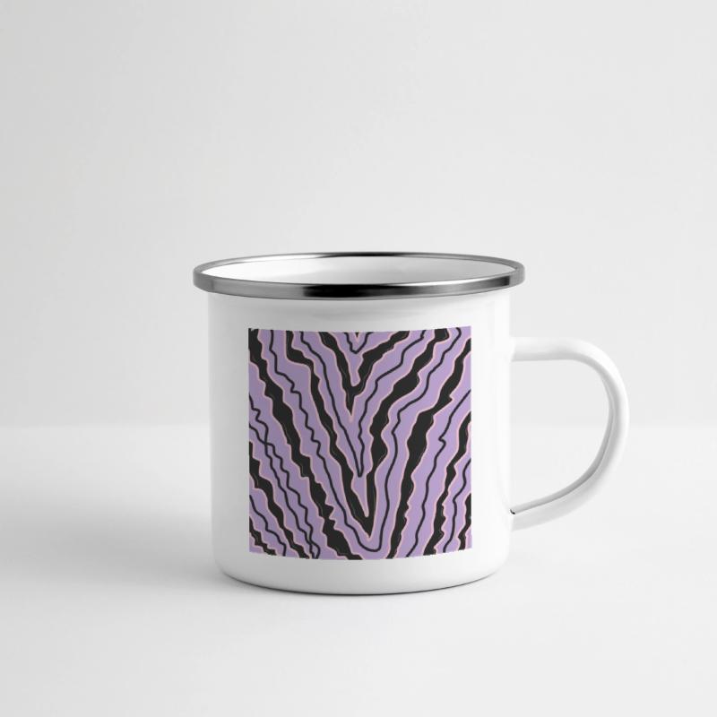 Abstract Black Purple Marble Boho Groovy Liquid