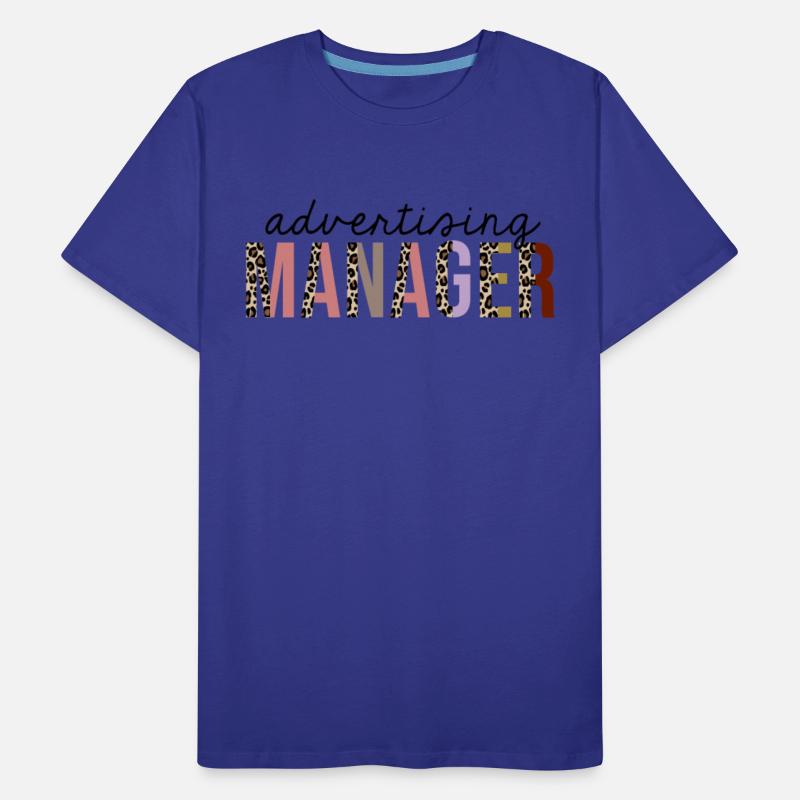 Advertising Manager Leopard Print Funny