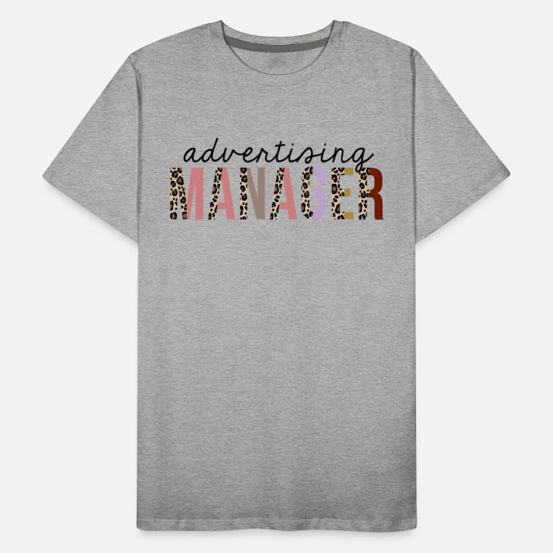 Advertising Manager Leopard Print Funny