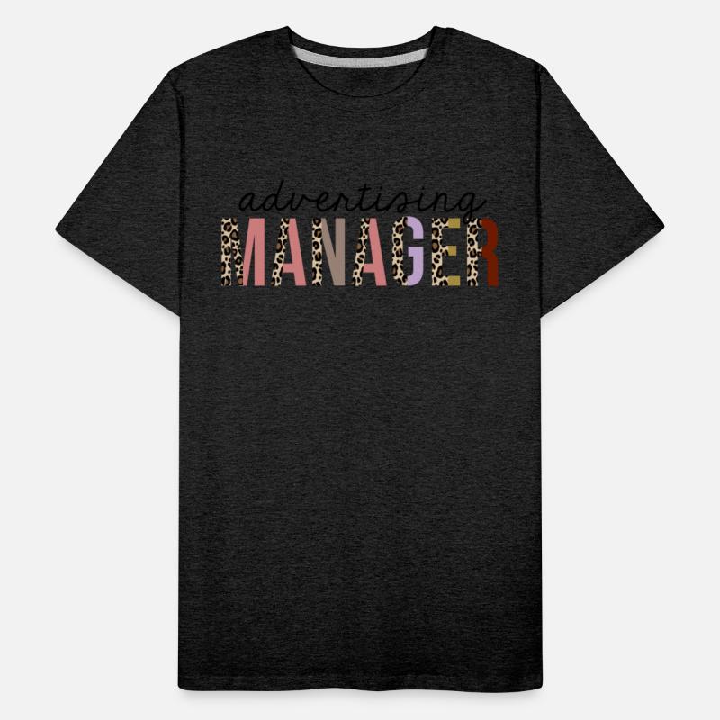 Advertising Manager Leopard Print Funny