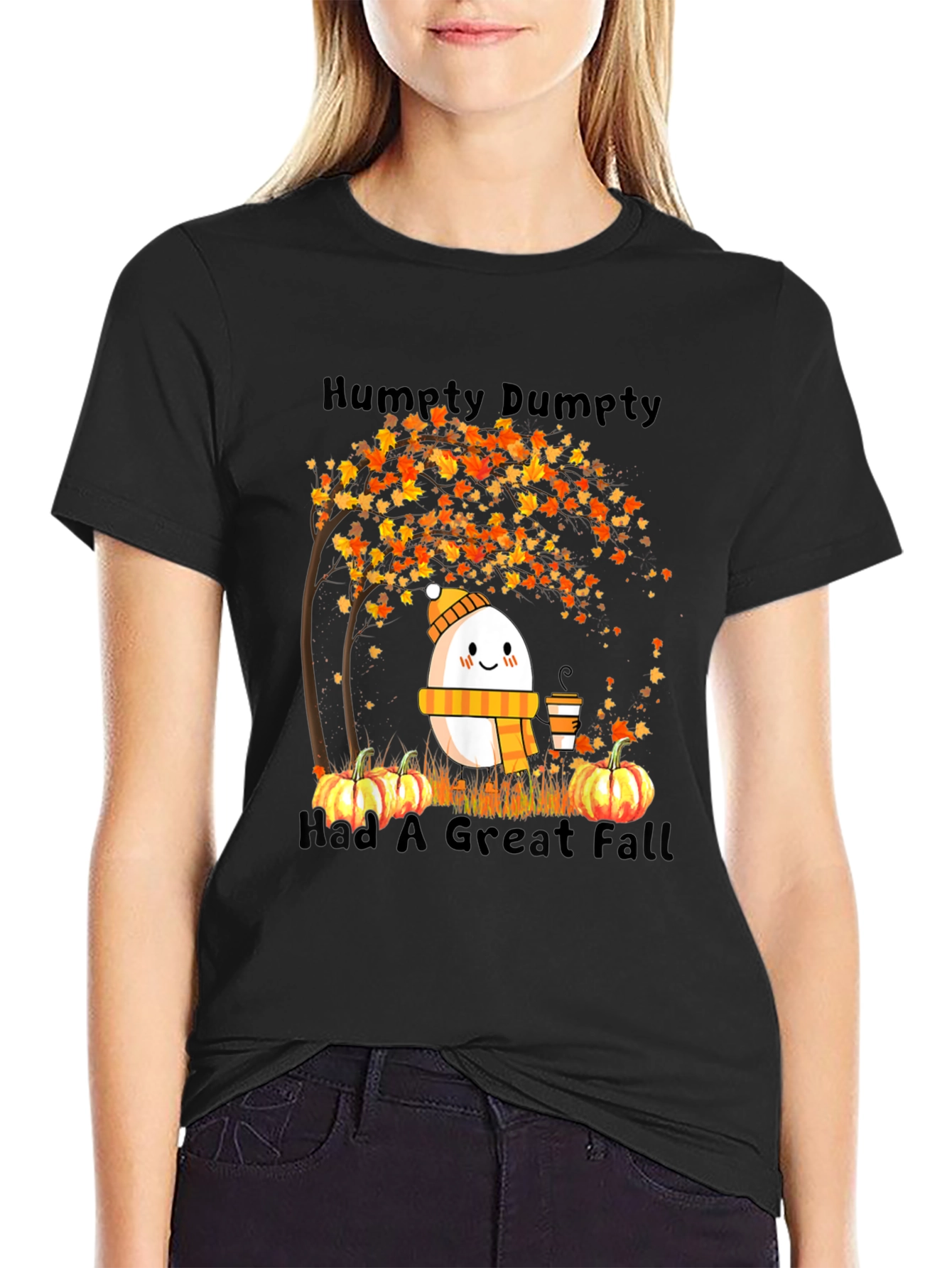 Humpty Dumpty Fall T-Shirt Autumn Design