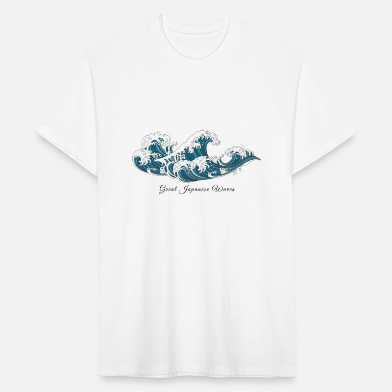 Aesthetic Japanese Waves T Shirt
