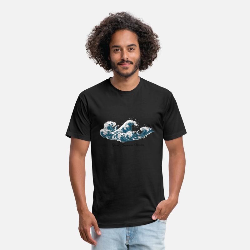 Aesthetic Japanese Waves T Shirt