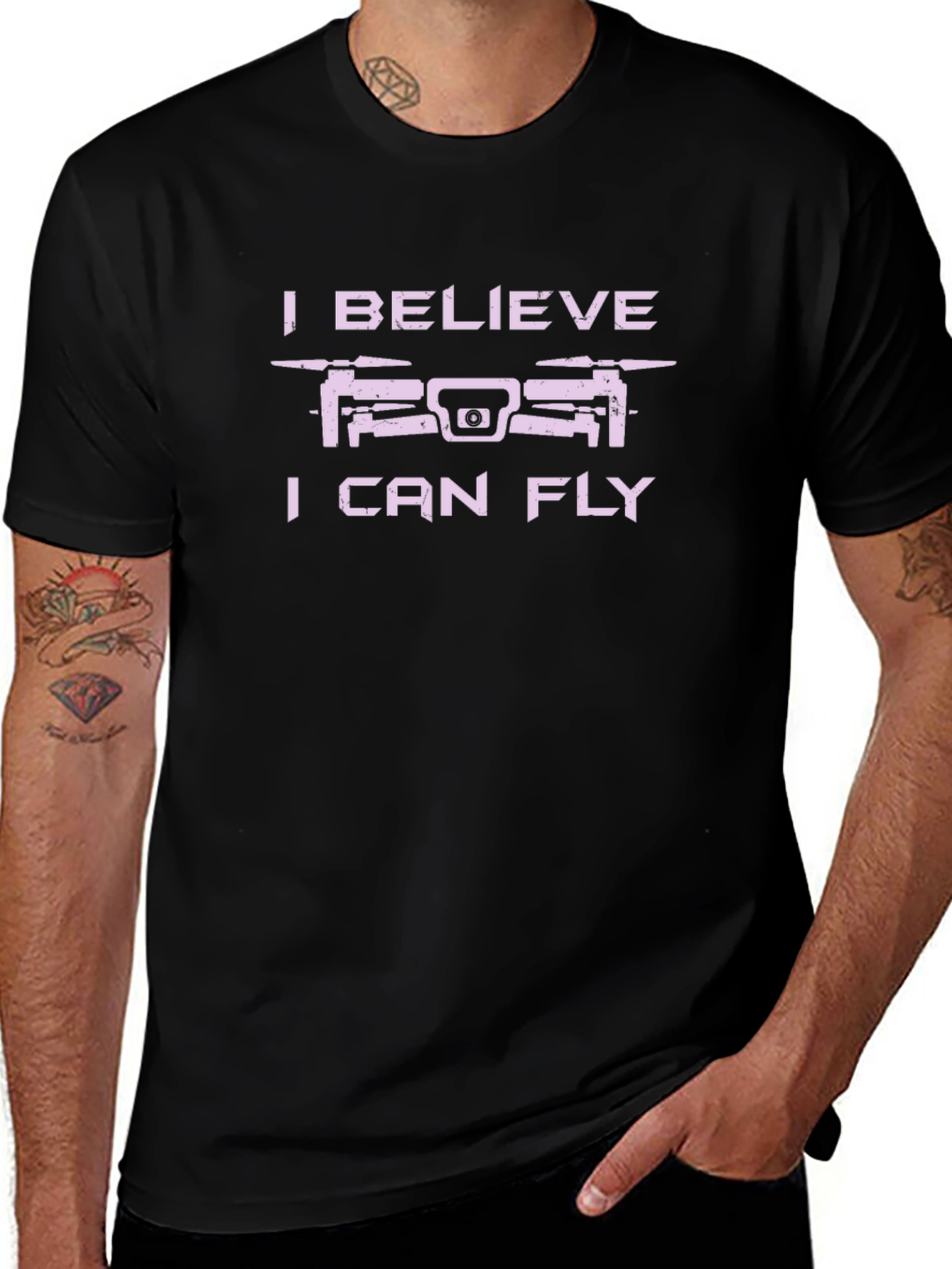 I Believe I Can Fly Drone T-Shirt