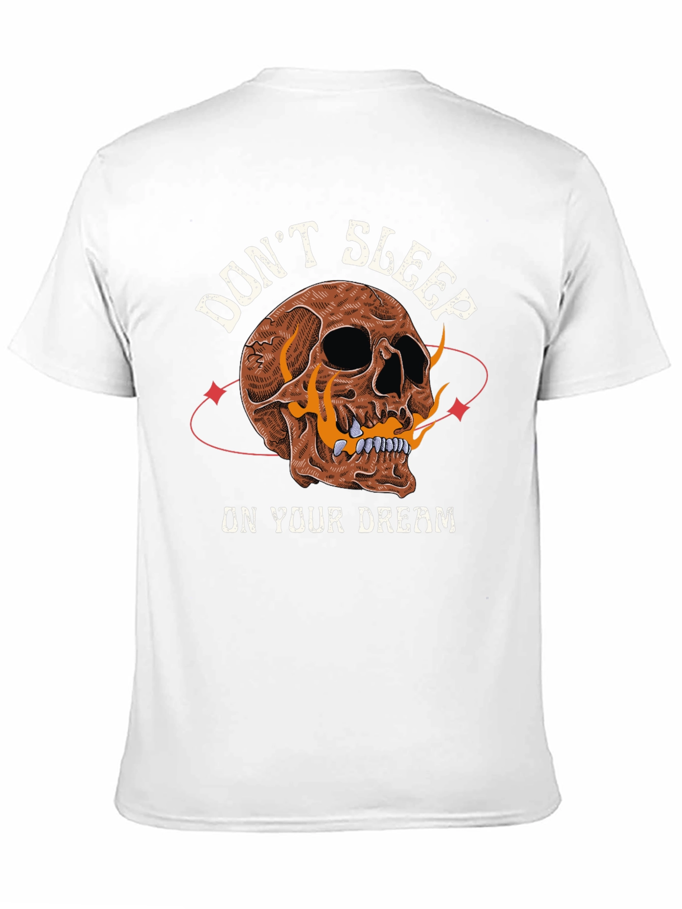 Dont Sleep On Your Dream Skull Graphic T-Shirt
