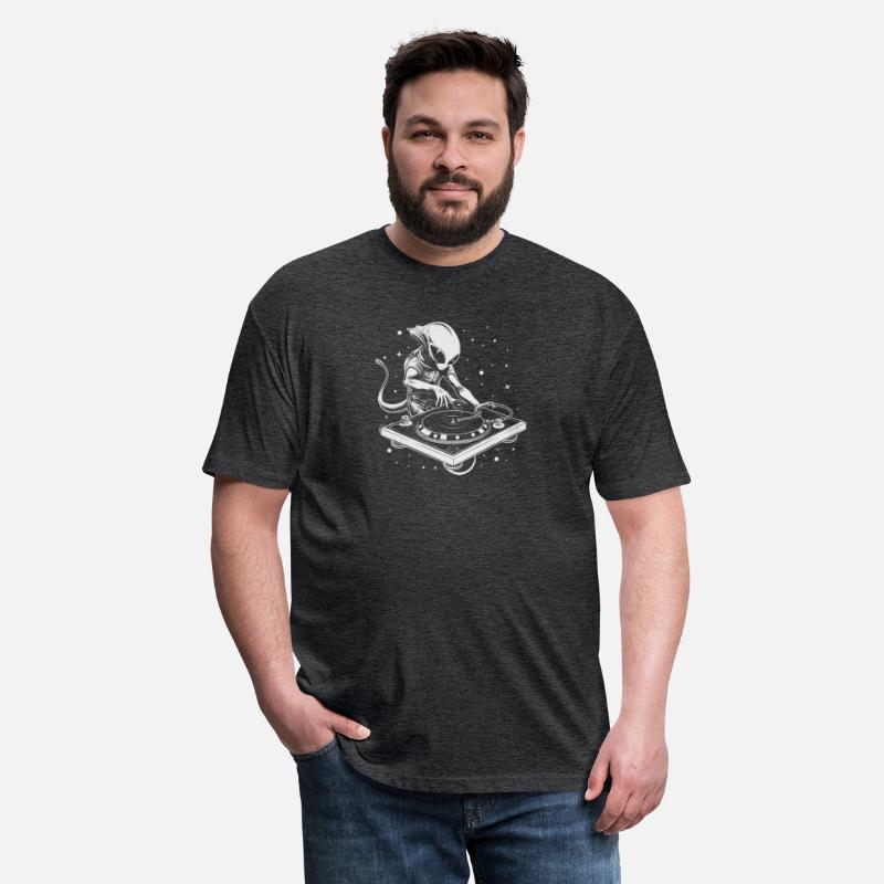 Alien Playing Turn Table Party