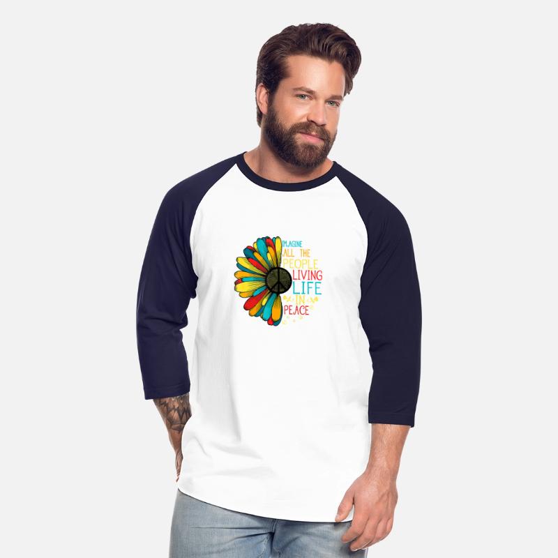 All The People Imagine Living Life In Peace Hippie