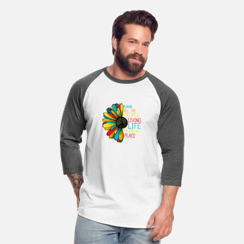 All The People Imagine Living Life In Peace Hippie