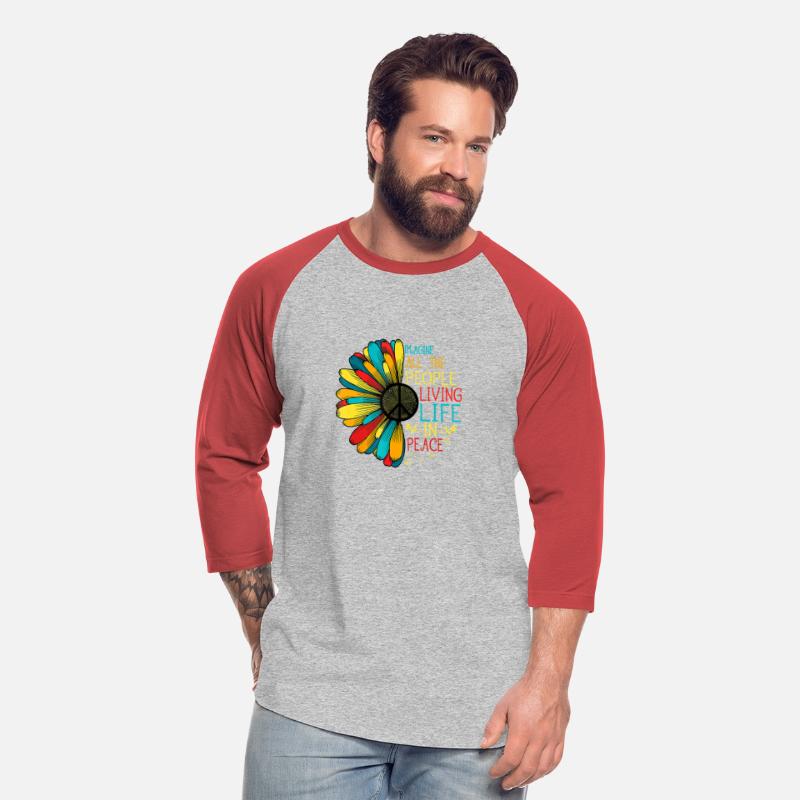 All The People Imagine Living Life In Peace Hippie