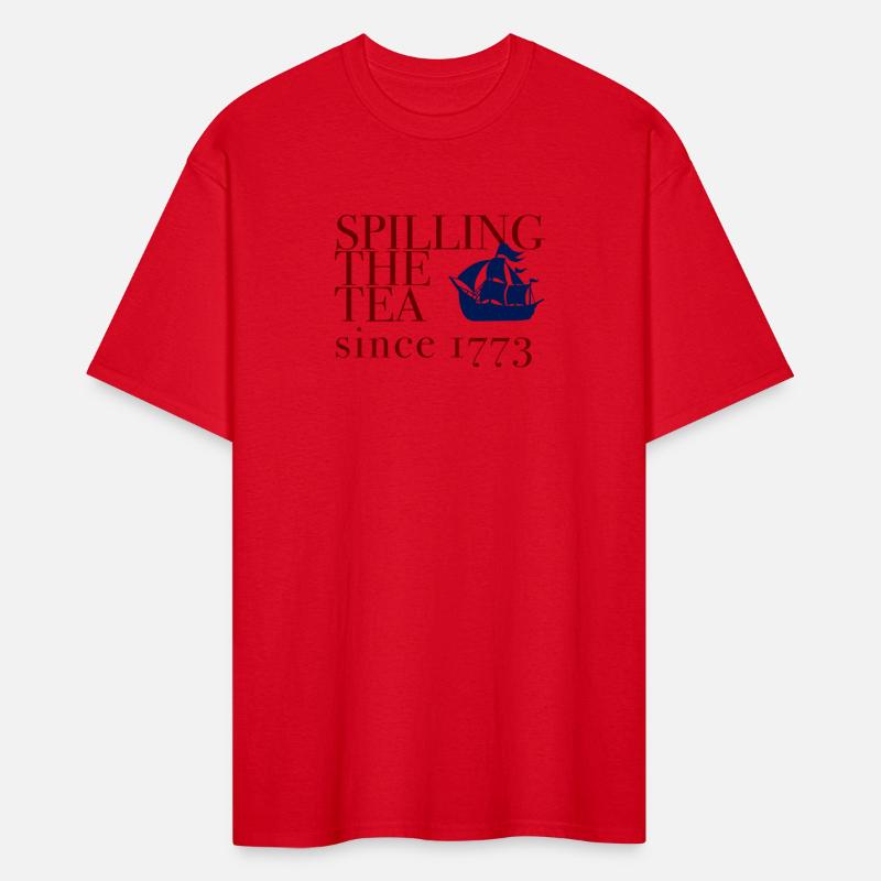 America Spilling Tea Since 1773 July 4 Boston Part