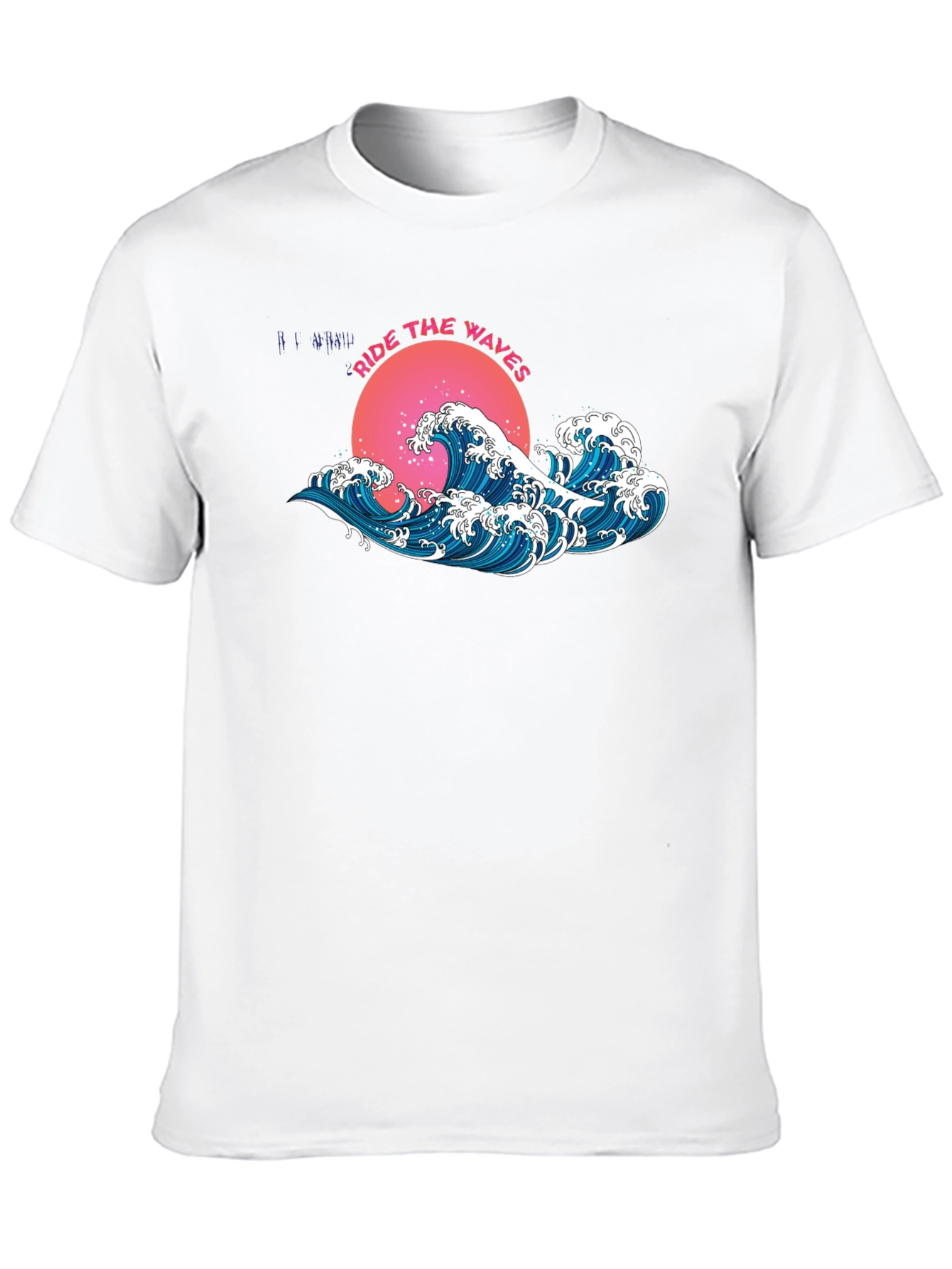 Ride the Waves Graphic Tee - Black T-Shirt