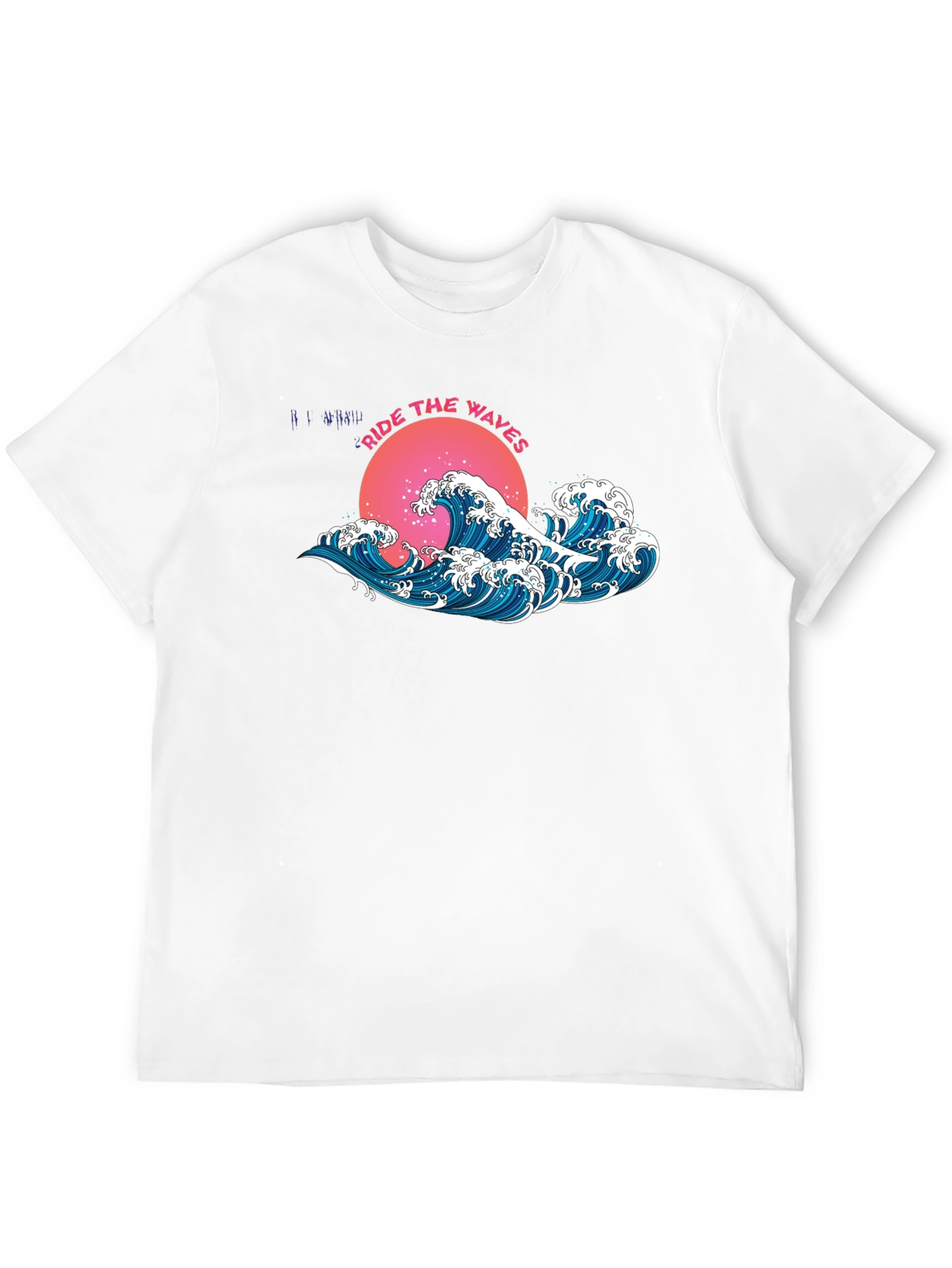 Ride the Waves Graphic Tee - Black T-Shirt