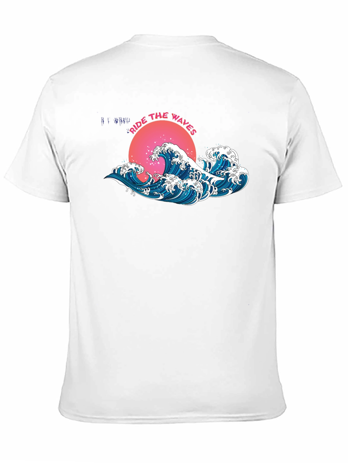 Ride the Waves Graphic Tee - Black T-Shirt