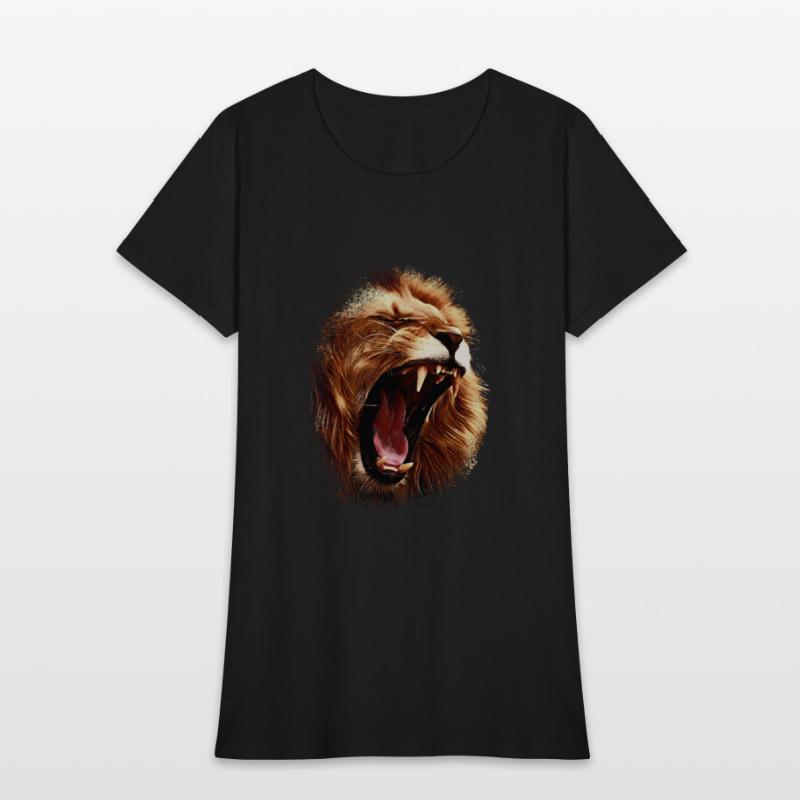 angry roaring lion | lions head