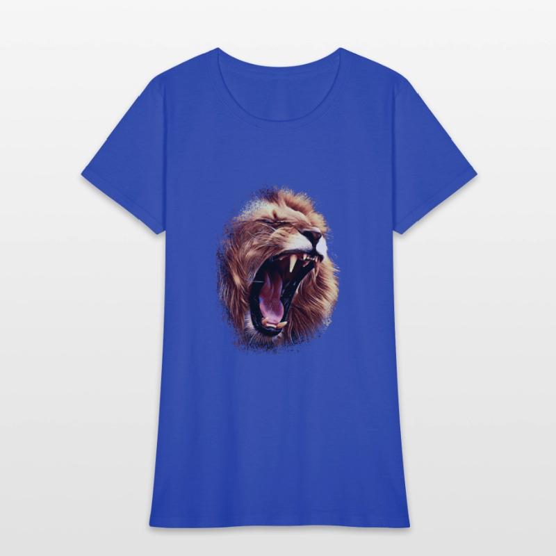 angry roaring lion | lions head