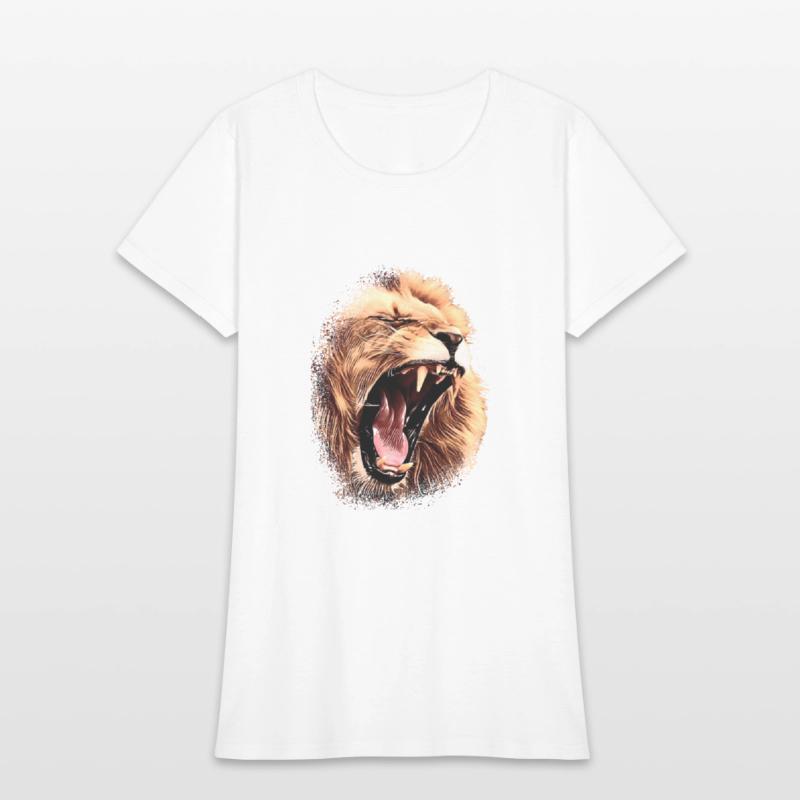 angry roaring lion | lions head