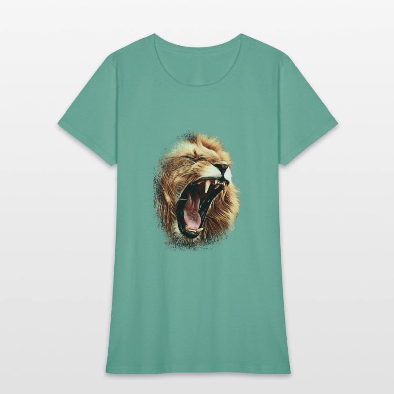 angry roaring lion | lions head