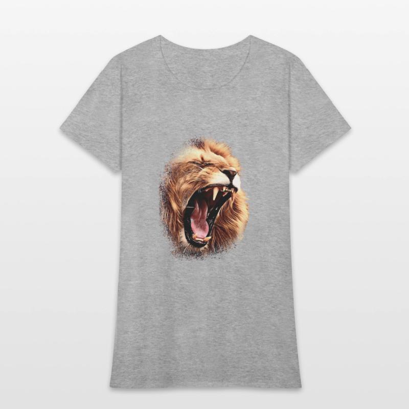 angry roaring lion | lions head