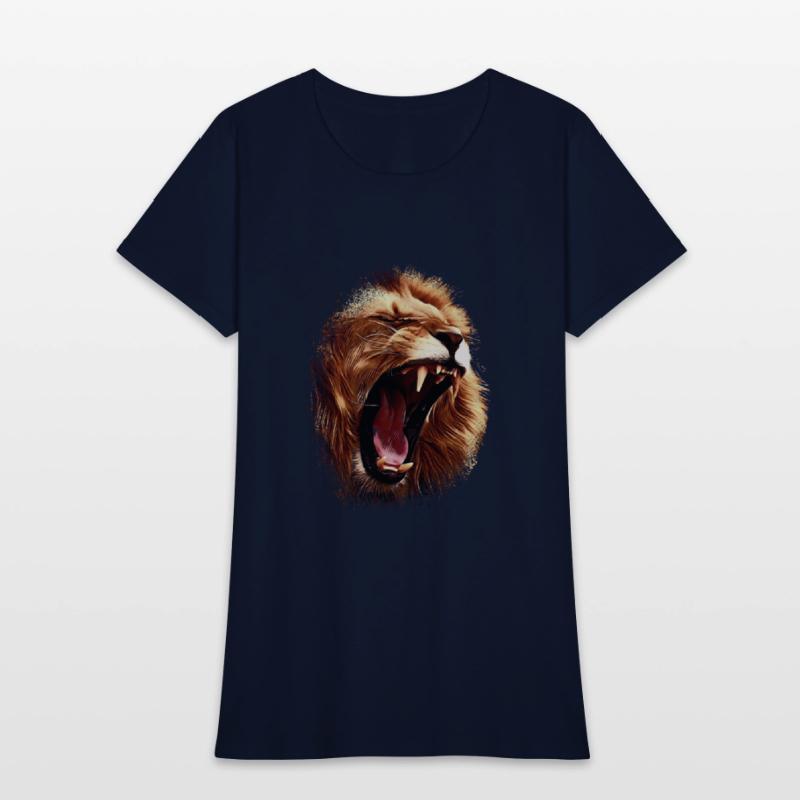 angry roaring lion | lions head