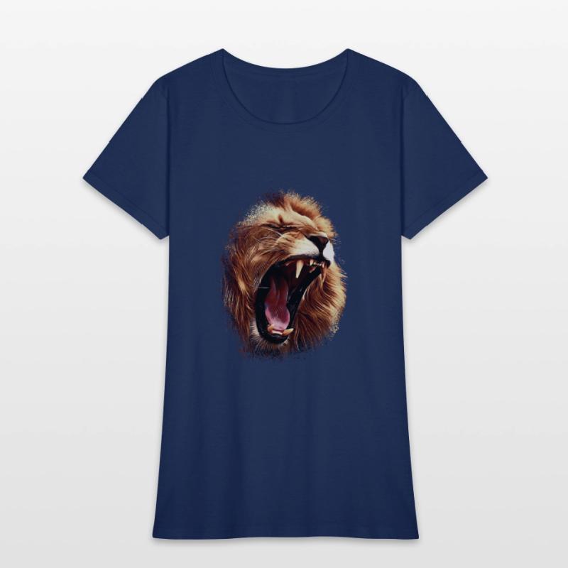 angry roaring lion | lions head