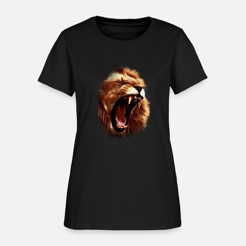 angry roaring lion | lions head