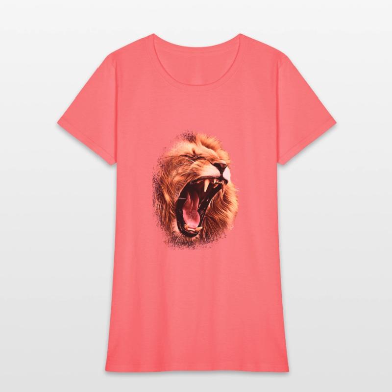 angry roaring lion | lions head