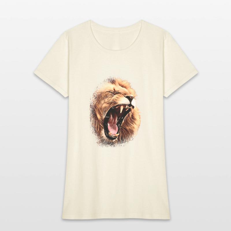 angry roaring lion | lions head