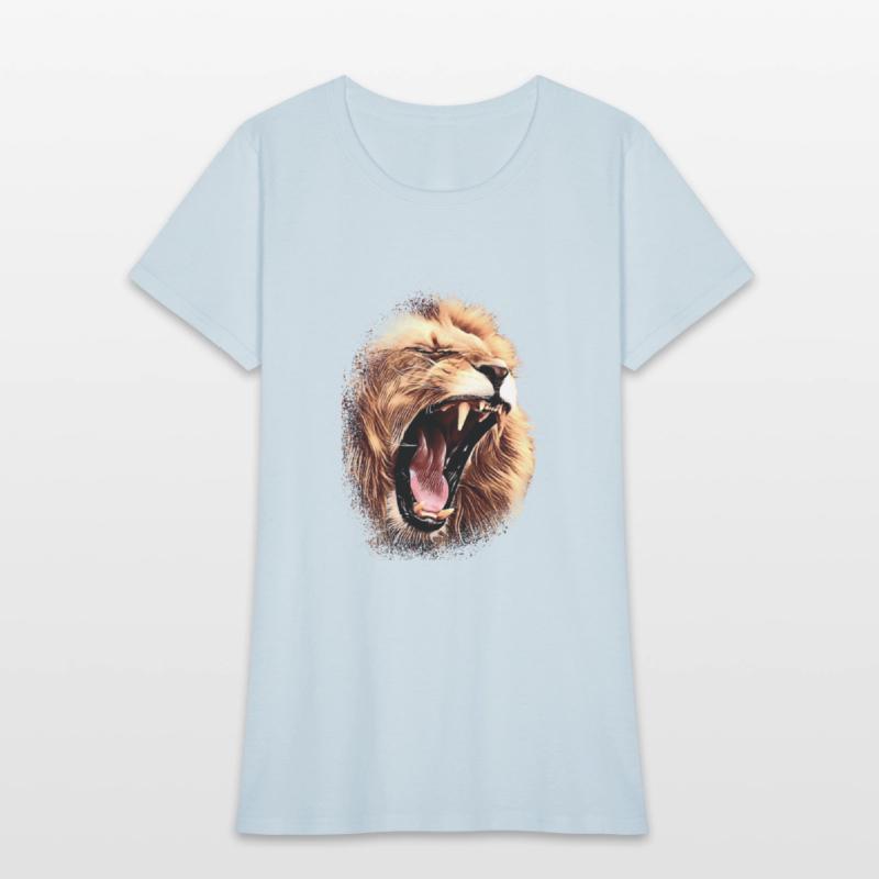 angry roaring lion | lions head