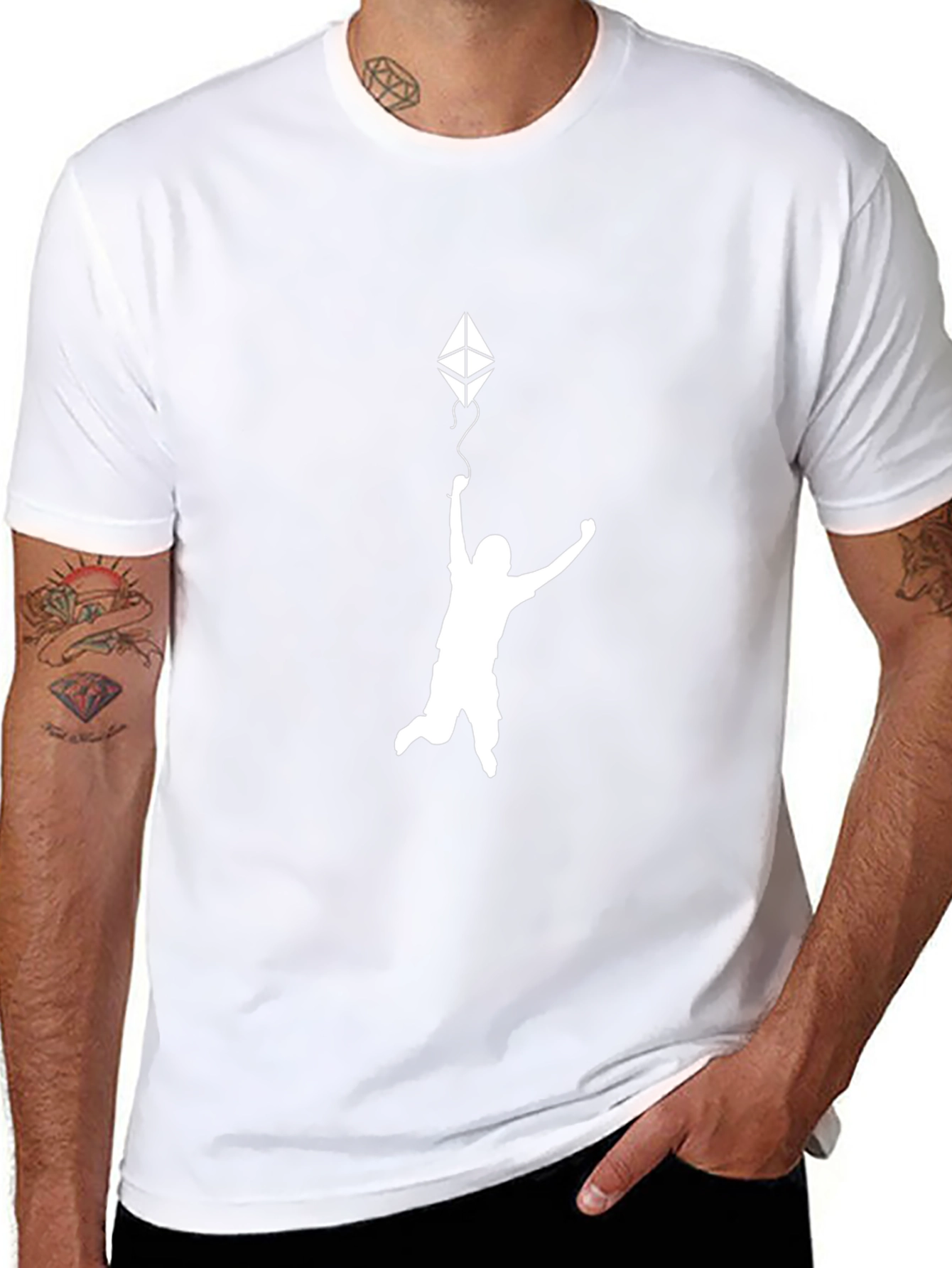 Ethereum Kite Black T-Shirt
