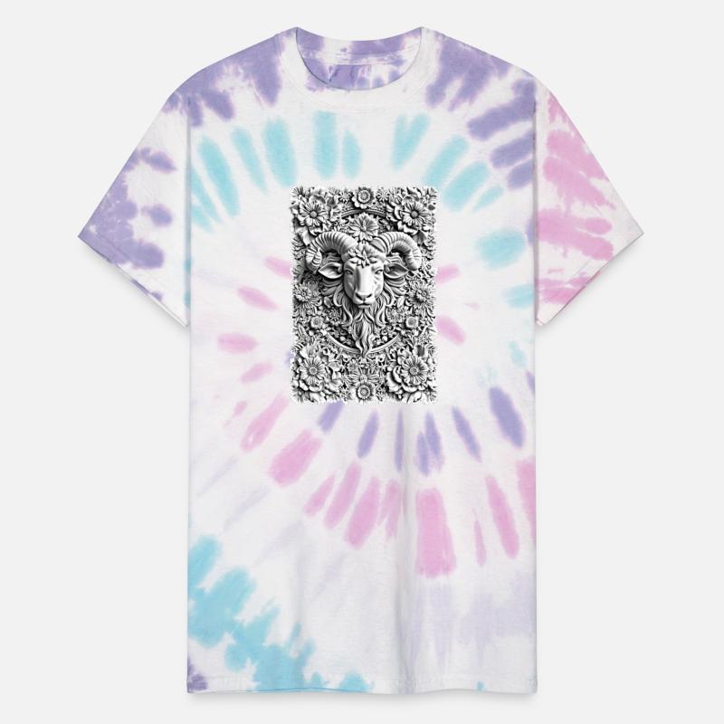 Aries Ram Sheep Sculpture Portrait