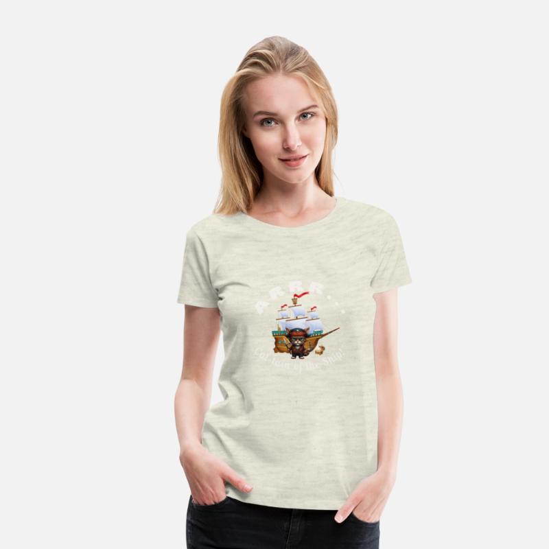 ARRR... Cat-tain of the Ship! - Pirate Cat T-Shirt