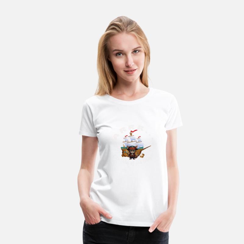 ARRR... Cat-tain of the Ship! - Pirate Cat T-Shirt