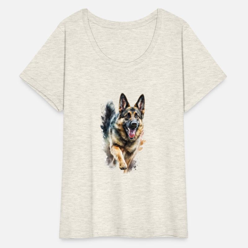 Art Paint Dog German Shepherd