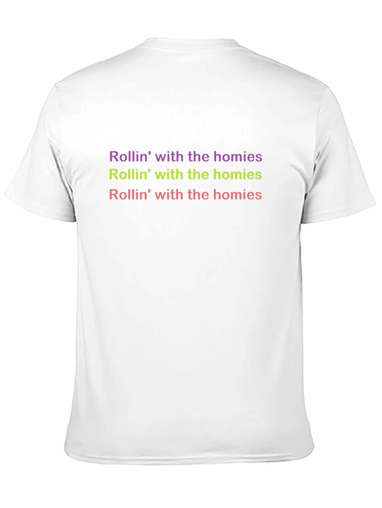 Rollin with the Homies Graphic Tee - Black