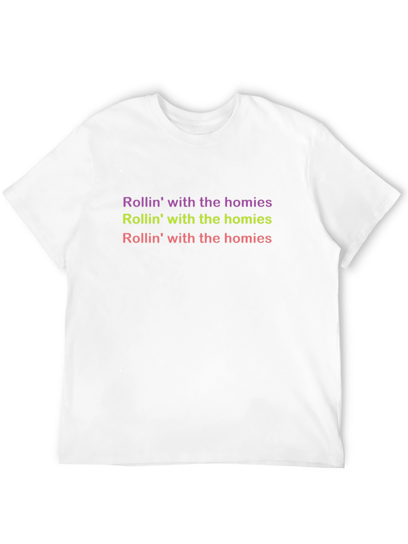 Rollin with the Homies Graphic Tee - Black