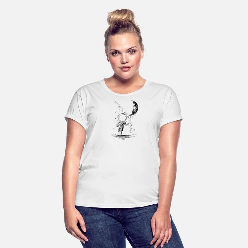 Astronaut In Infinity With Moon