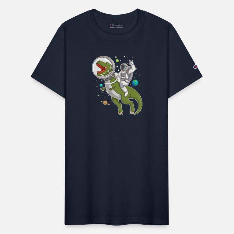 Astronaut Riding T Rex Dinosaur Astro T Rex Space
