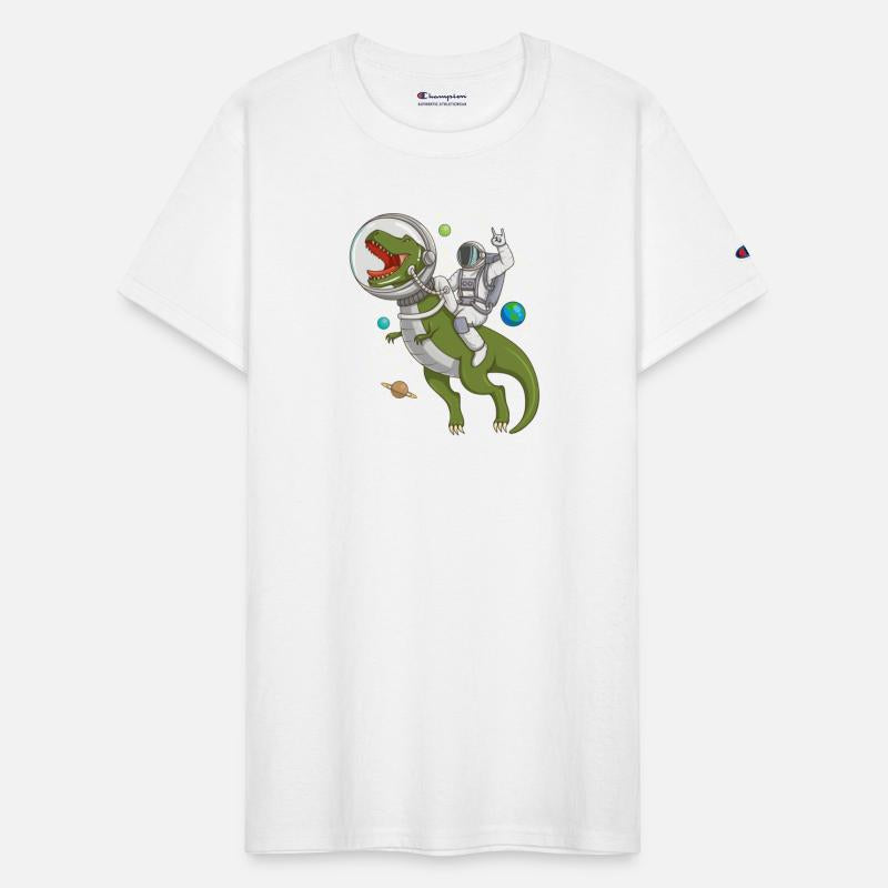 Astronaut Riding T Rex Dinosaur Astro T Rex Space
